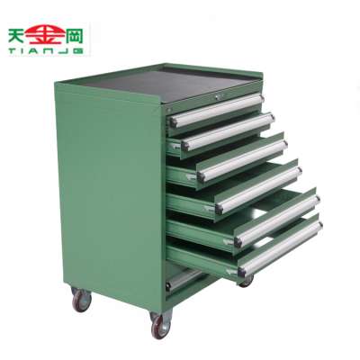 Heavy Duty Tool Professional Cold-roll Steel Sheets 7 Drawers Workshop Roller Cabinet Rolling Metal Workshop Storage Tool Cabine