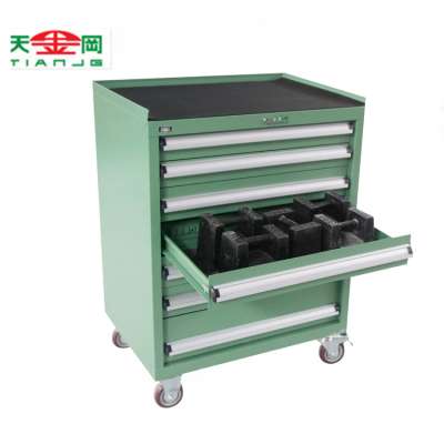 TJG Industrial Metal Heavy workshop 7 Drawer Rolling Tool Cabinet tool trolley Tool Cabinet Toolbox Trolley