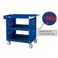 TJG Good Bearing Capacity Three Layers Removable Maintenance Trolley Tool Cabinet Car