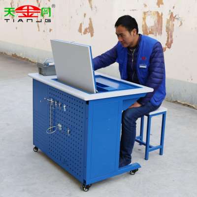 Industry Flipable Computer Metal Desk Computer Protection Desk