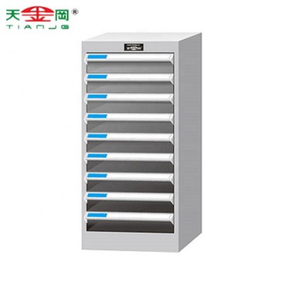 TJG Office Filing Cabinet Type File Cabinet 9 Drawer Transparent Plastic Drawers File Cabinet for A4 A5 papers