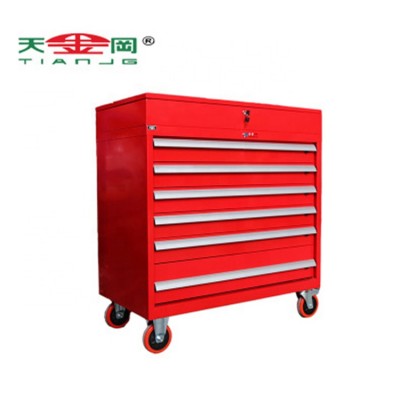 TJG Non-standard Multifunction Chinese Red Parts Storge Cabinet Automobile Service Tool Cabinet